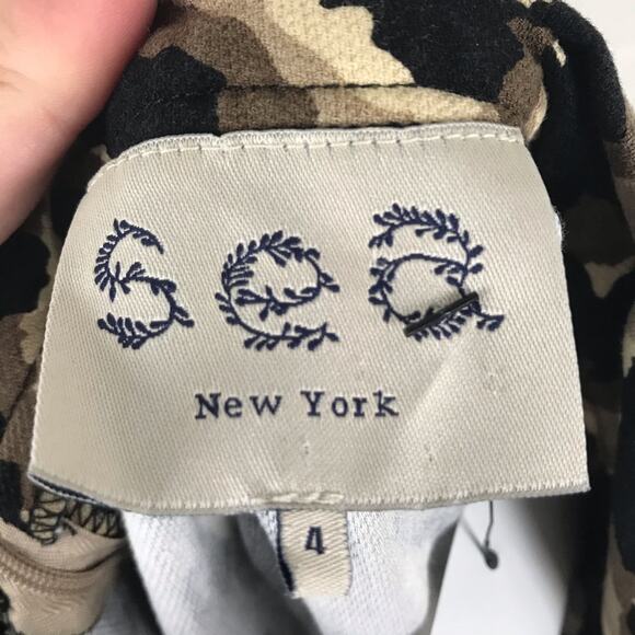 Sea New York Animal Cheetah Leopard Print Skirt Size 4 - Picture 2 of 6